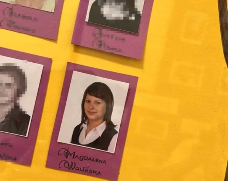 Magdalena Narożna za czasów liceum 