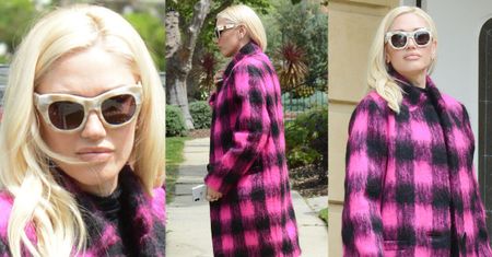 Modna Gwen Stefani idzie do kościoła w szpilkach od Louboutina