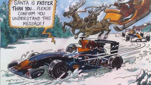 Red Bull - kartka świąteczna