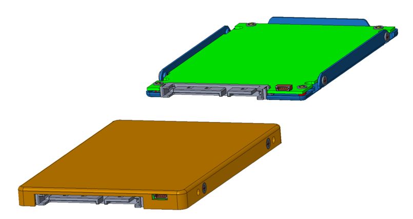 Dyski Silicon Power - render