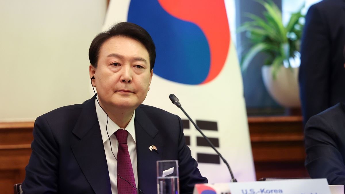 Commerce Secretary Gina Raimondo Participates In Business Forum With South Korean President Yoon Suk Yeol
WASHINGTON, DC - APRIL 25: South Korean President Yoon Suk-yeol delivers remarks during a U.S.-Korea Business Roundtable at the U.S. Chamber of Commerce on April 25, 2023 in Washington, DC. President Yoon, on his first trip to the United States as president, will meet with U.S. President Joe Biden and will deliver an address to Congress . (Photo by Kevin Dietsch/Getty Images)
Kevin Dietsch