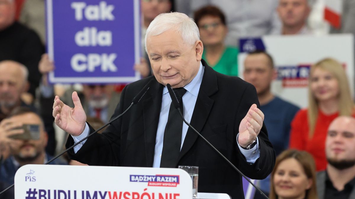 Jarosław Kaczyński zaatakował rząd Tuska podczas spotkania z wyborcami w Opocznie