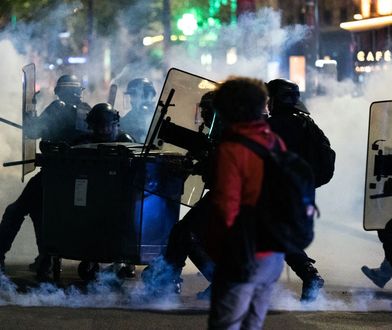 Rosyjskie media o Francji: zamieszki po "zwycięstwie" Macrona