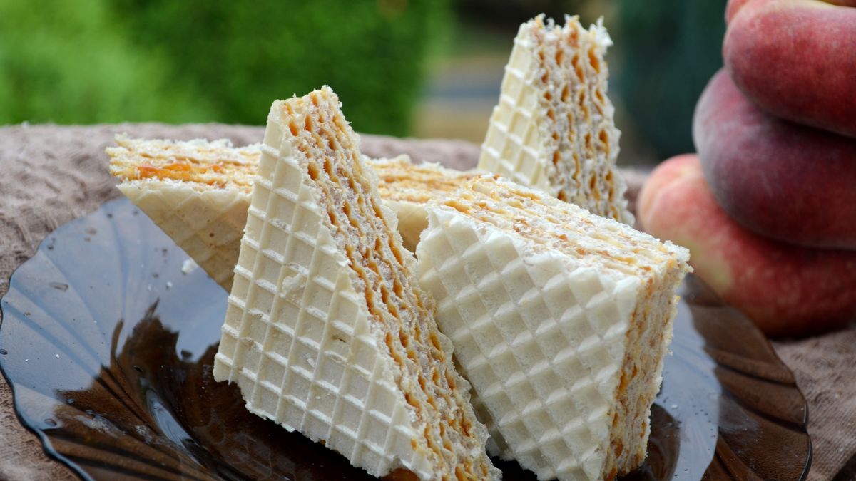 Przekładane wafle