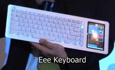 Klawiatura Asus Eee PC z systemem Intel Moblin (wideo) 1