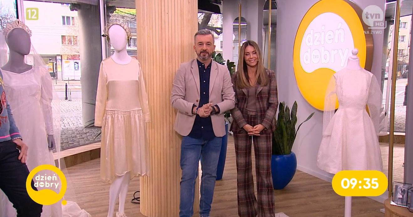 Małgorzata Rozenek i Krzysztof Skórzyński w "Dzień dobry TVN"