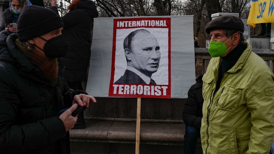 Protest in Germany against Russian invasion of UkraineFILIP SINGER