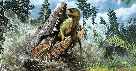 Odkryto starożytnego krokodyla. Tuż przed śmiercią zjadł dinozaura