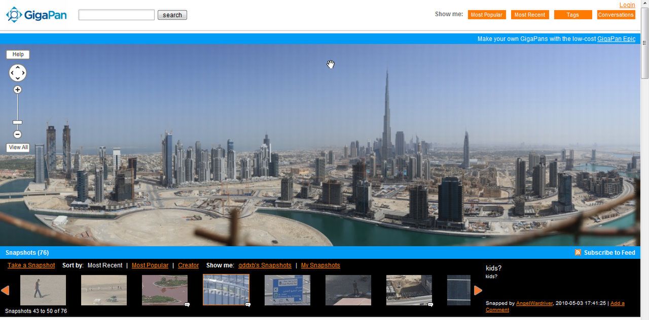 Panorama Dubaju w... 45 GIGApikselach 2