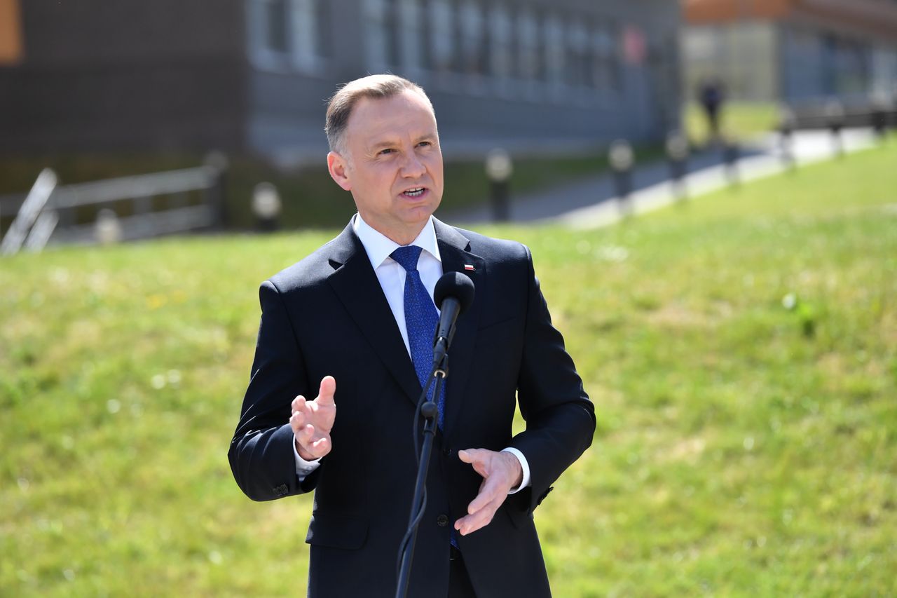 Rozmowa z Bidenem o "lex Tusk"? Duda ma propozycję