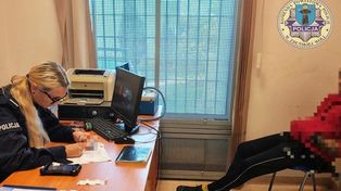 Ciężarówka jechała całą szerokością drogi ekspresowej. 39-letni kierowca miał prawie 2,5 promila