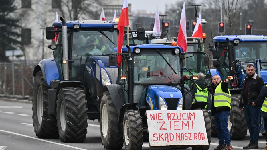 Protest rolników w Kielcach