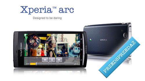 Sony Ericsson Xperia arc dostępny w przedsprzedaży