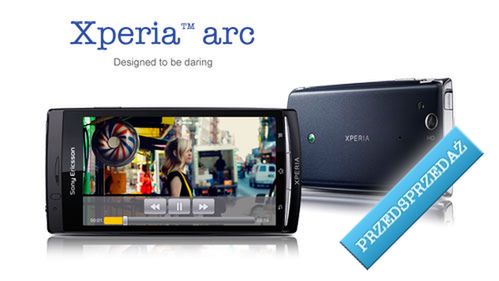 Sony Ericsson Xperia arc dostępny w przedsprzedaży 1