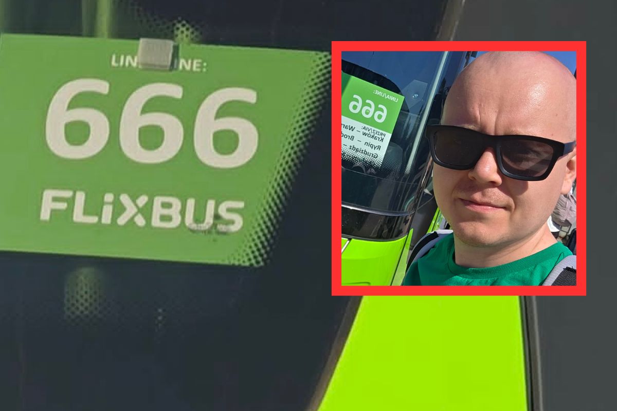 Jechałem pierwszym kursem autobusu 666. To zdziwiło mnie najbardziej