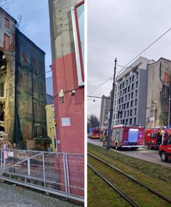 Łódź. Zawaliła się część kamienicy w centrum