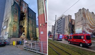 Łódź. Zawaliła się część kamienicy w centrum