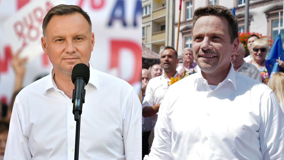 Debaty 2020. Kandydaci w wyborach prezydenckich Andrzej Duda i Rafał Trzaskowski stają do debat. Niestety - oddzielnie