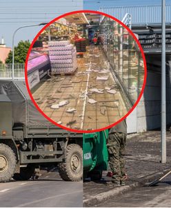 Zdewastowana Biedronka, wojsko na ulicach. "Krajobraz, jak po katastrofie"