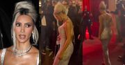Kim Kardashian LEDWO SZŁA w obcisłej sukience od Dolce&Gabbana! TikTok już się z niej śmieje... (WIDEO)