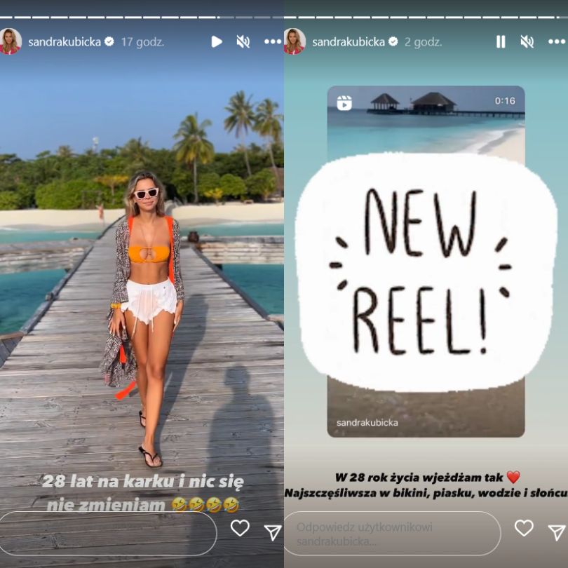 Sandra Kubicka świętuje 28. urodziny. Baron nie zapomniał złożyć jej życzeń