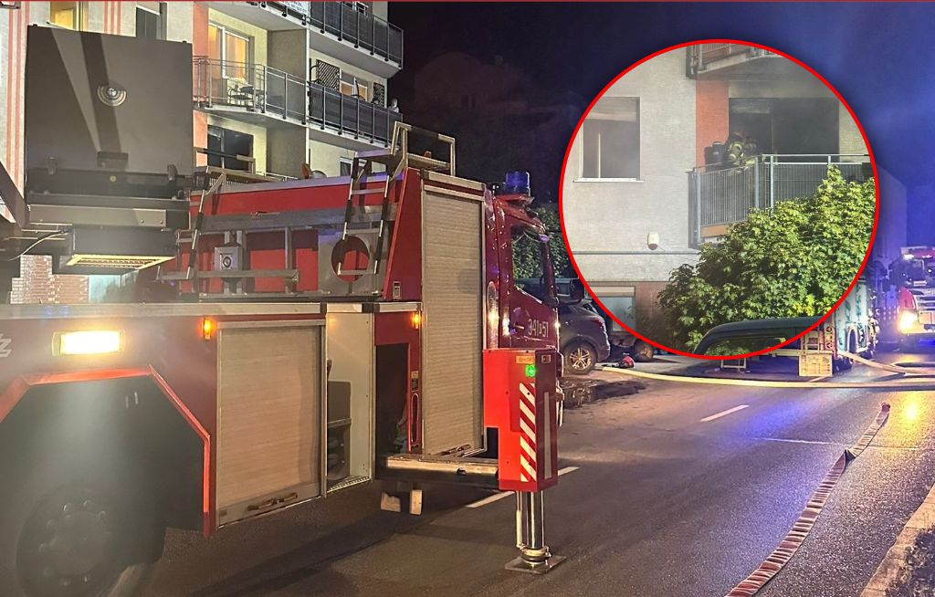 Ludzie skakali z balkonu. Pożar mieszkania w Toruniu