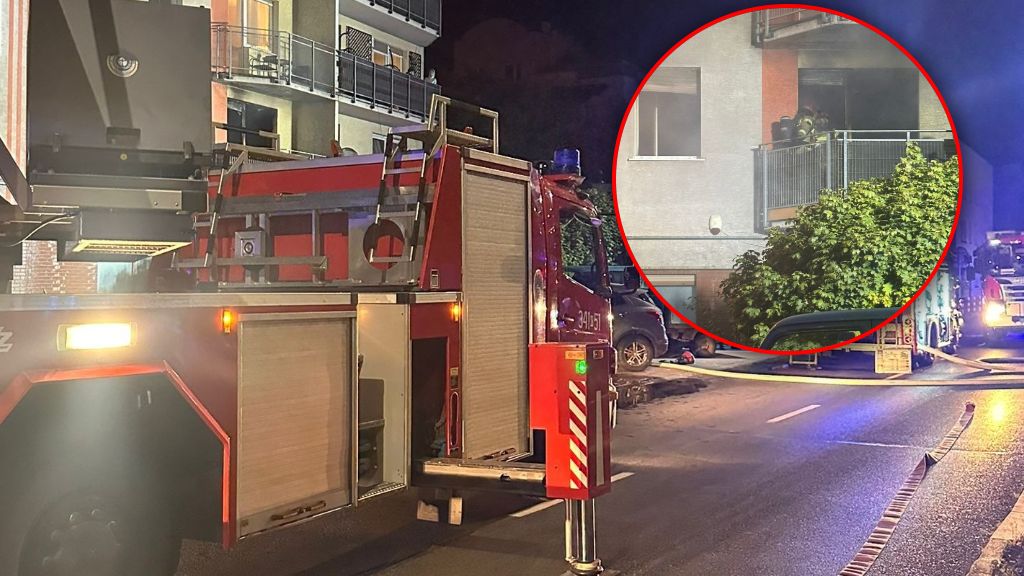 Dramatyczny pożar w Toruniu. Spłonęło mieszkanie