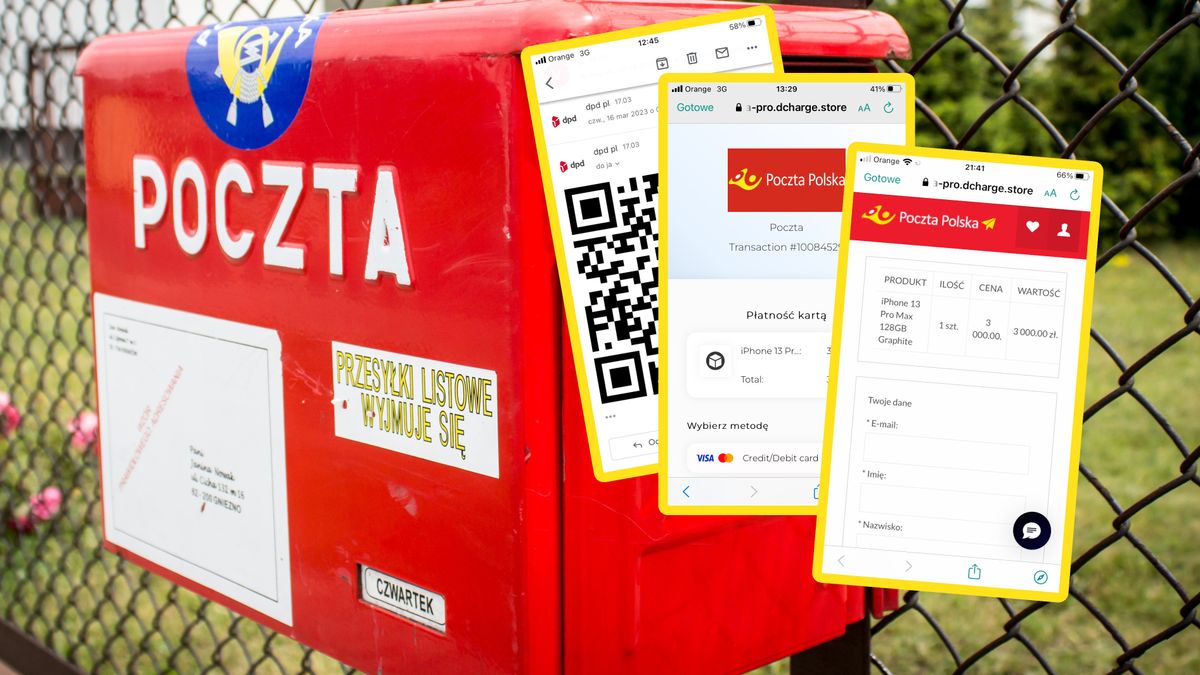 Fałszywa metoda płatności i kod QR