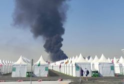 Pożar w Katarze. Kłęby czarnego dymu blisko strefy kibica