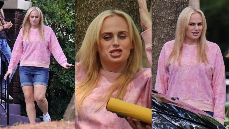 Odchudzona Rebel Wilson na planie nowego filmu