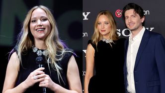 Jennifer Lawrence w mini na czarnym dywanie. Jej różowe buty bardzo się wyróżniały... (ZDJĘCIA)