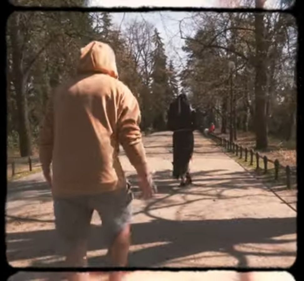 Fragmenty teledysku Mateusza 