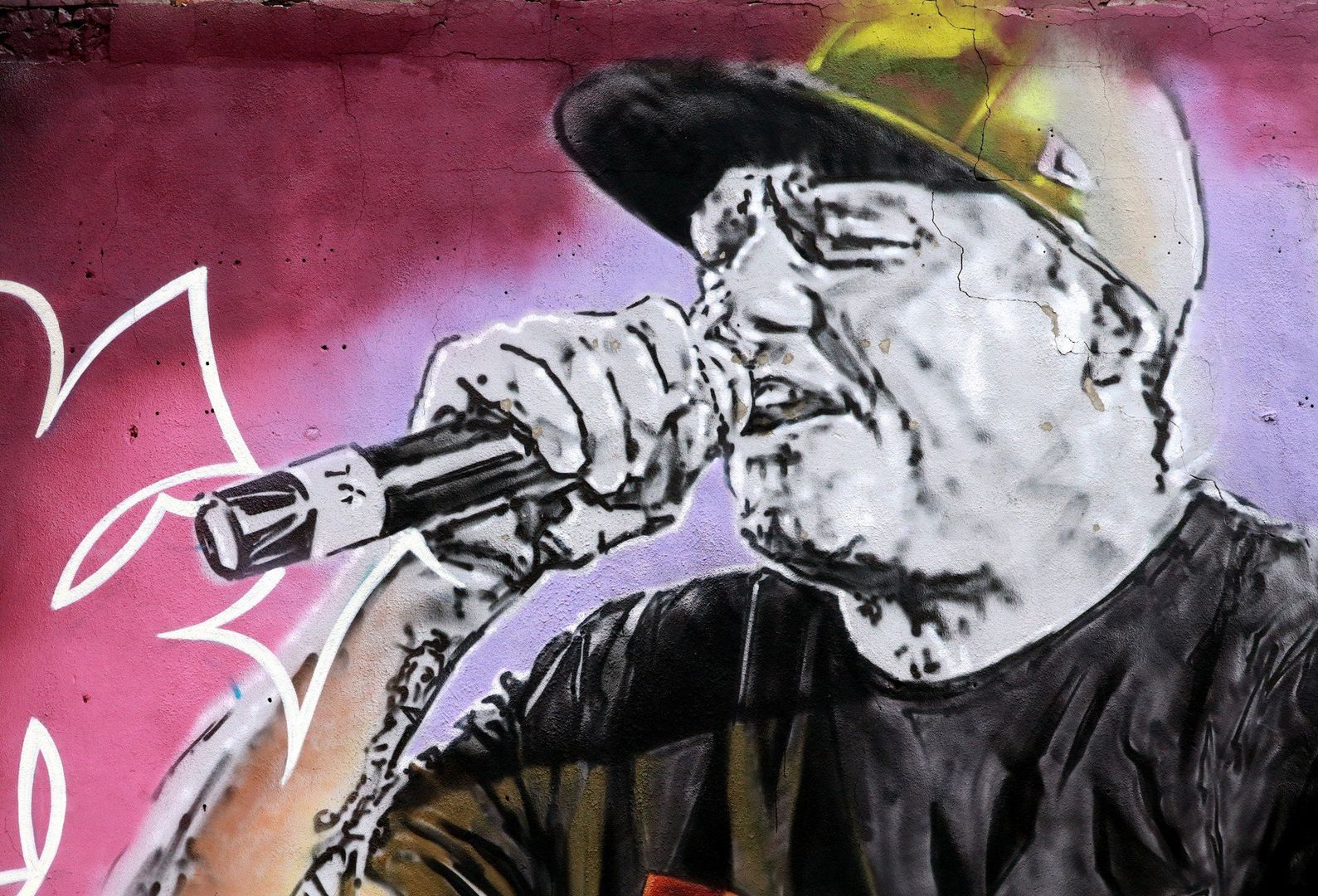 Tak prezentuje się mural Joki w Katowicach przy ul. Gliwickiej