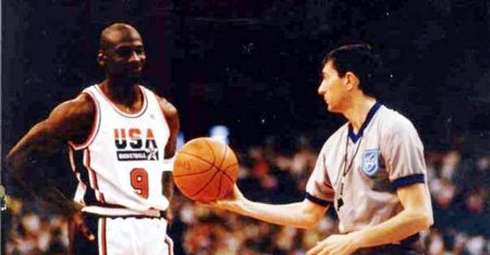 Michael Jordan przed wyjazdem do Barcelony