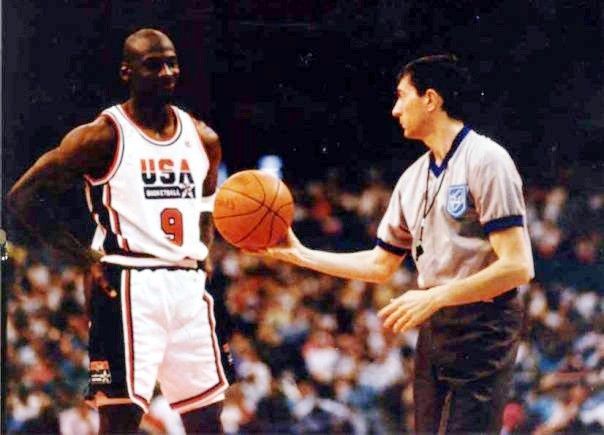 Michael Jordan przed wyjazdem do Barcelony