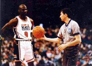 Michael Jordan przed wyjazdem do Barcelony