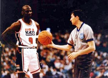 Michael Jordan przed wyjazdem do Barcelony