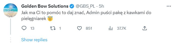 GBS śpieszy ze wsparciem.