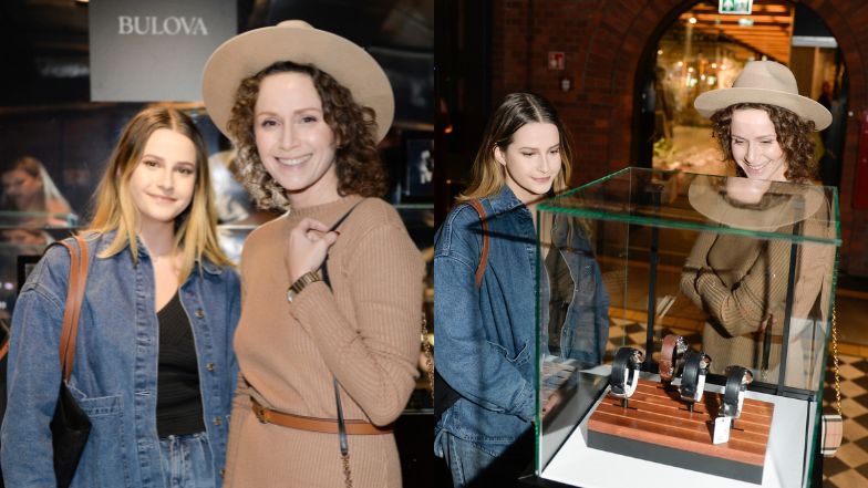 Monika Mrozowska zabrała córkę na prezentację luksusowych zegark