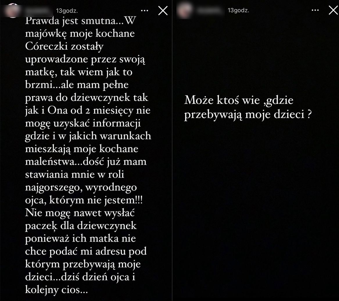 Ojciec bliźniaczek odpowiada