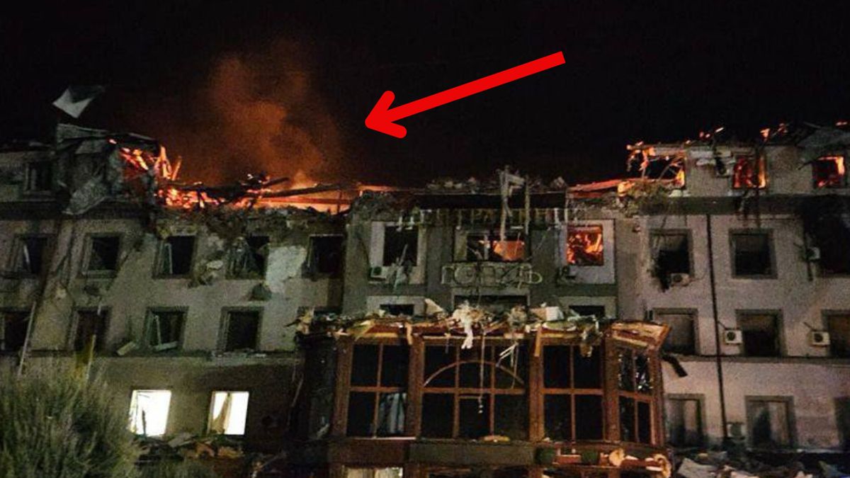 Rosyjski atak rakietowy na Krzywy Róg w Ukrainie