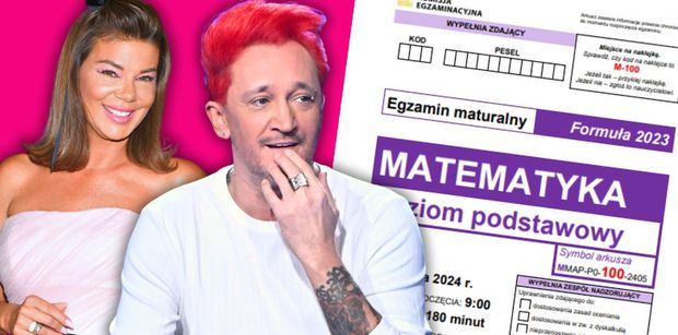Matura z matematyki z Pudelkiem: "Jeśli Edyta Górniak jest na Ziemi od 4000 lat, a urodziła się w 1972 roku, ile ma lat?"