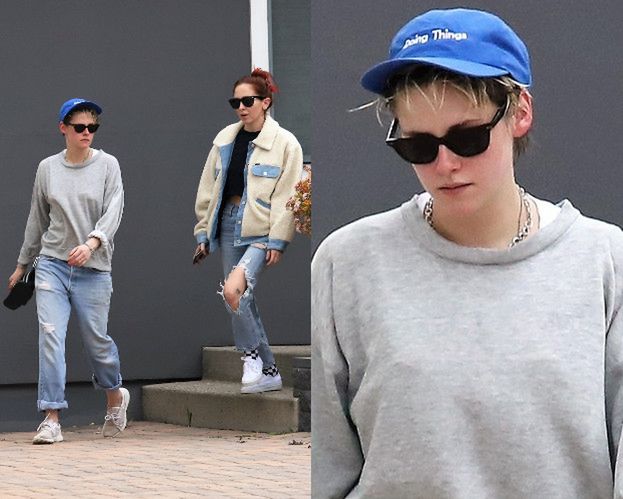 Zgrzana Kristen Stewart wychodzi z nową dziewczyną ze spa