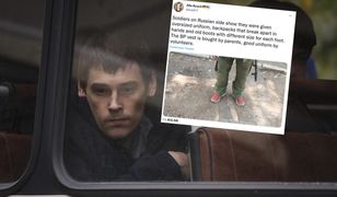 Obraz nędzy i rozpaczy rosyjskiej armii. Idą na wojnę w trampkach
