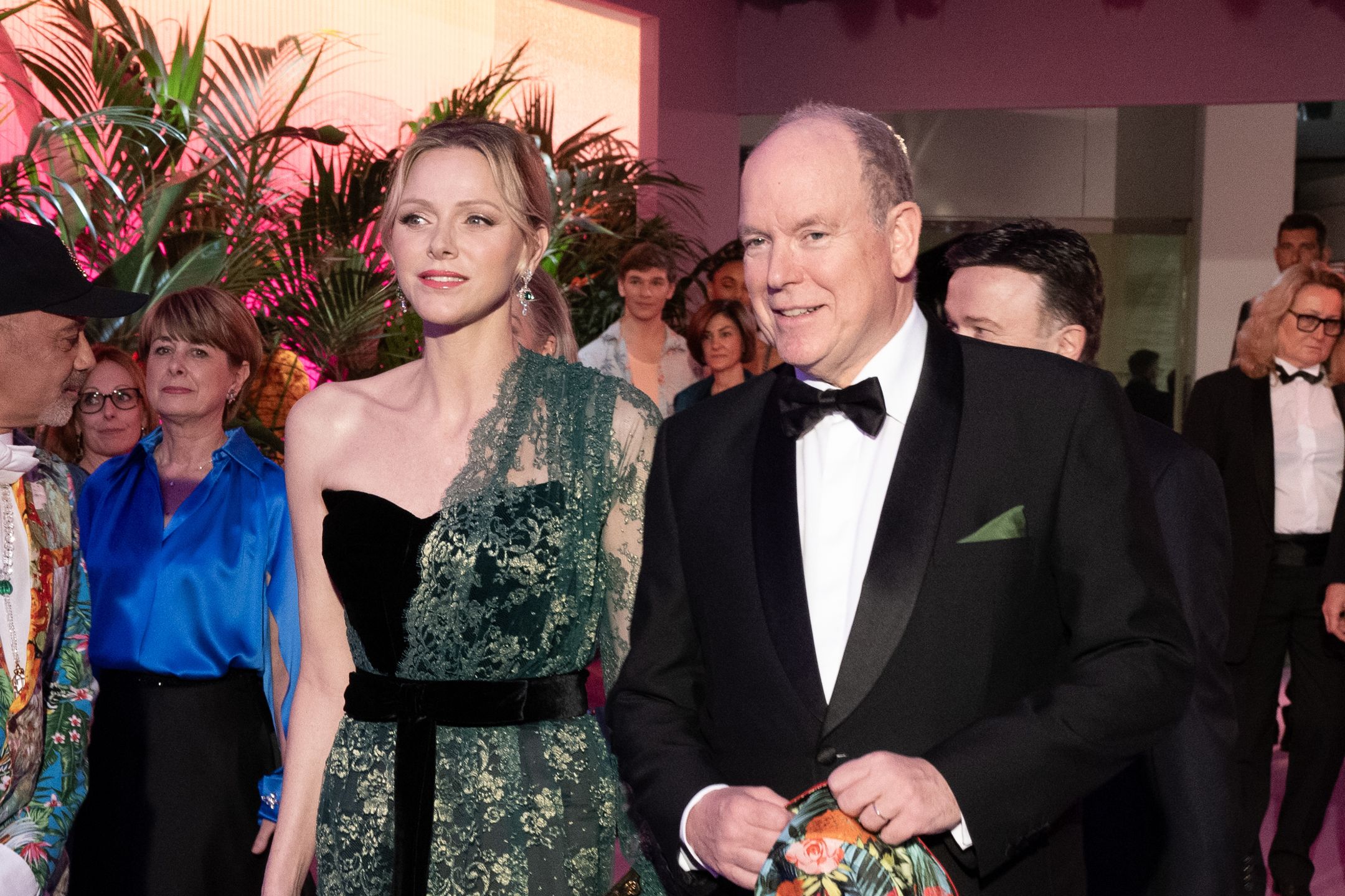 Księżna Charlene i książę Albert