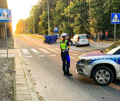 Białystok. Tragedia na ścieżce rowerowej. Rowerzysta odleciał kilka metrów