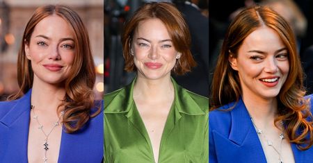 Emma Stone z "NOWĄ TWARZĄ" debiutuje na Fashion Weeku w Paryżu. Chirurdzy wyliczają, co mogła sobie poprawić: "BRWI, OCZY, POLICZKI" (ZDJĘCIA)