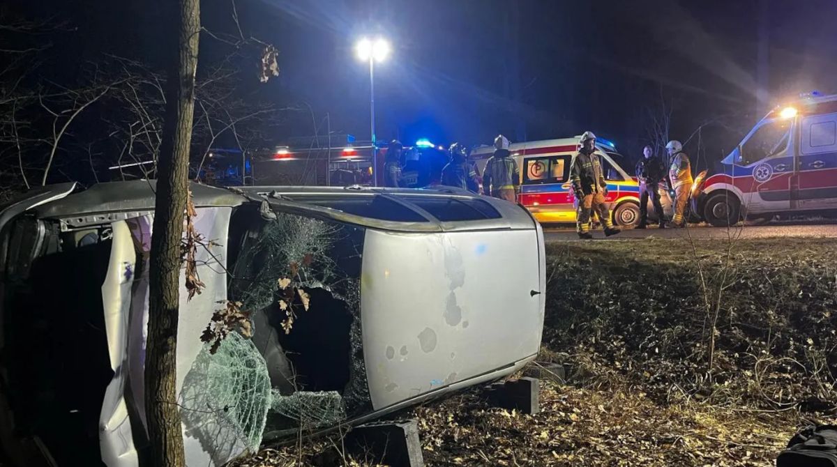 Dachowanie volkswagena na DW132.