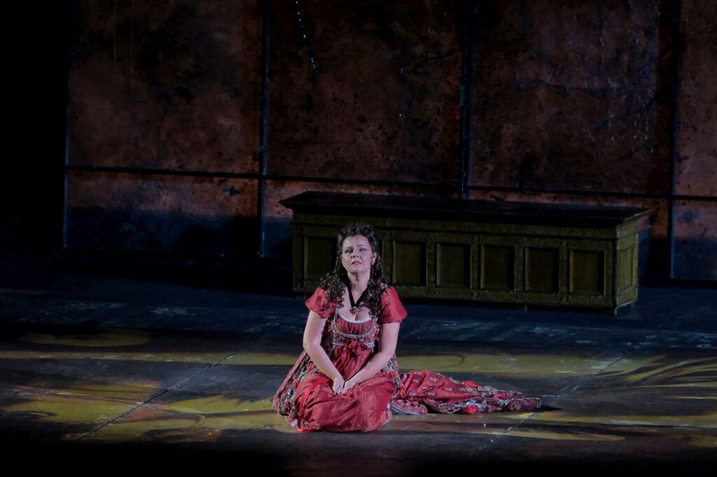 Aleksandra Kurzak w „Tosce” na festiwalu Arena di Verona 2023 © EnneviFoto