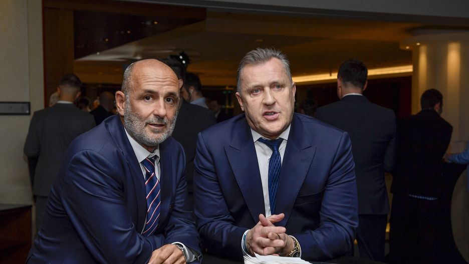 Michał Probierz i Cezary Kulesza